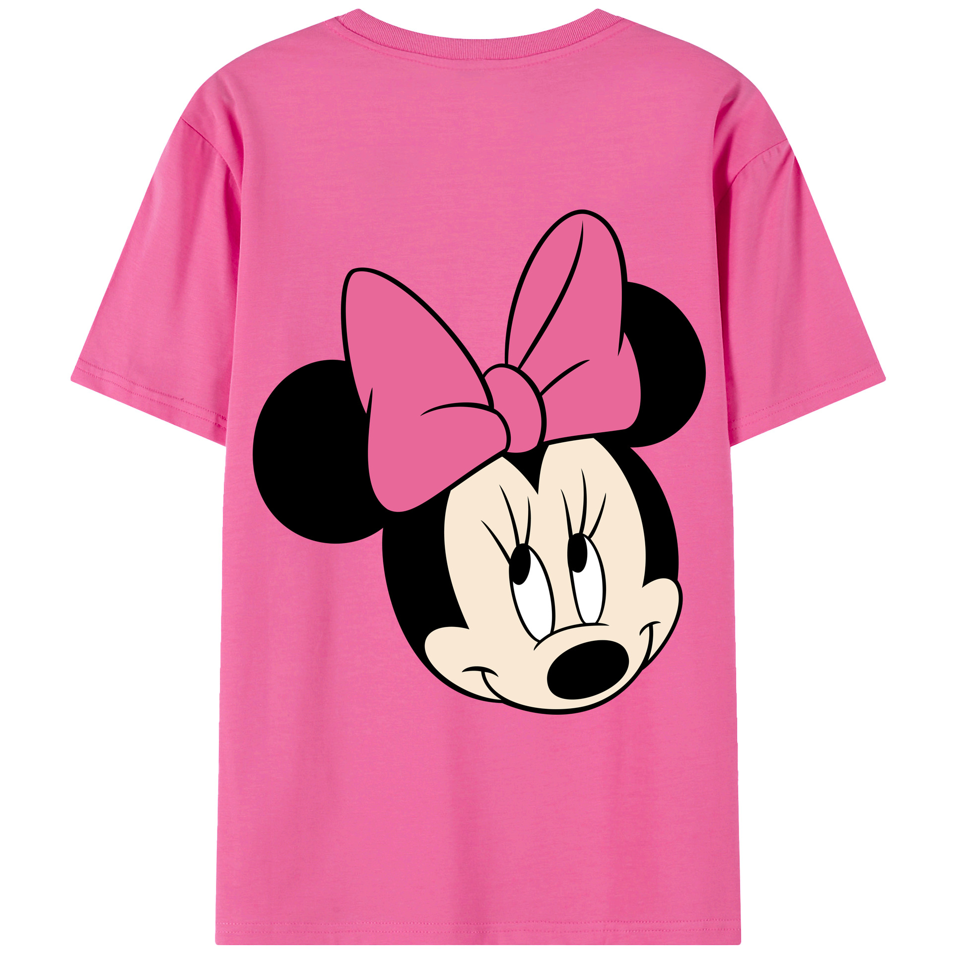 （画像用） ミッキーマウス Mickey Mouse レディース半袖Tシャツ(バックプリント)